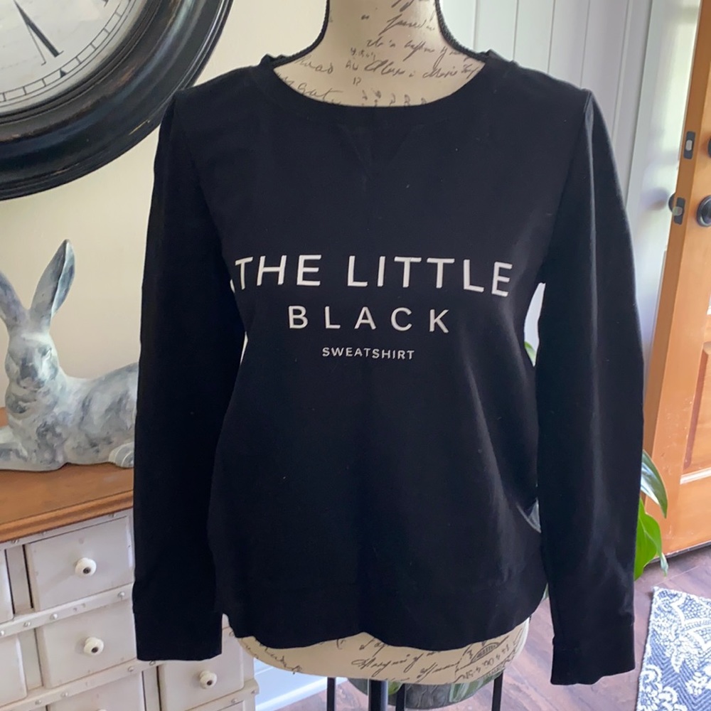 Little black sweatshirt.